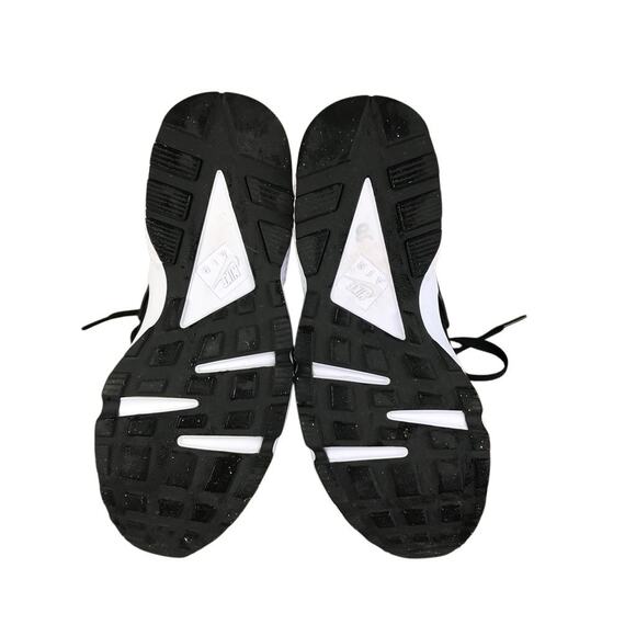 NIKE Air Huarache Run PA Sneaker Women 9  Black White Sock Like Jogging Sporty - Picture 10 of 11